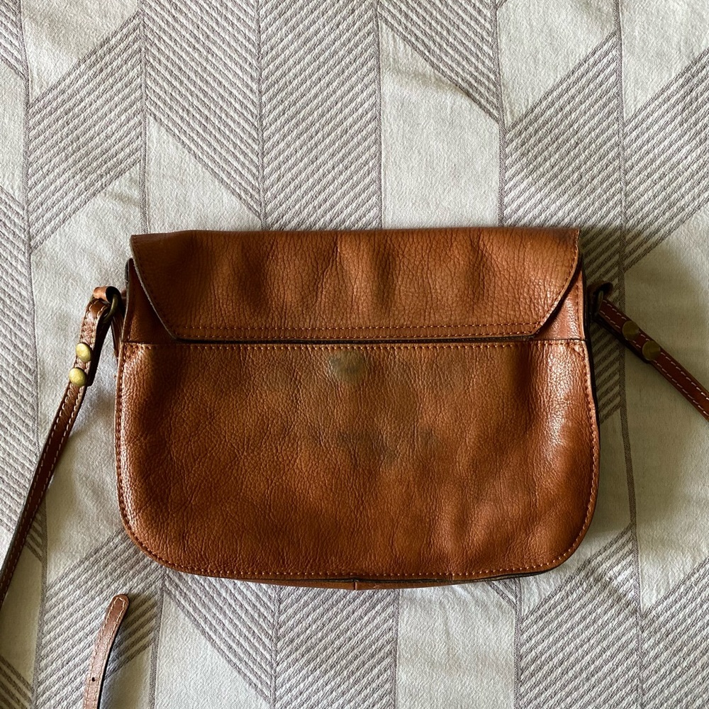 Patricia Nash brown leather crossbody satchel bag - Picture 10 of 10